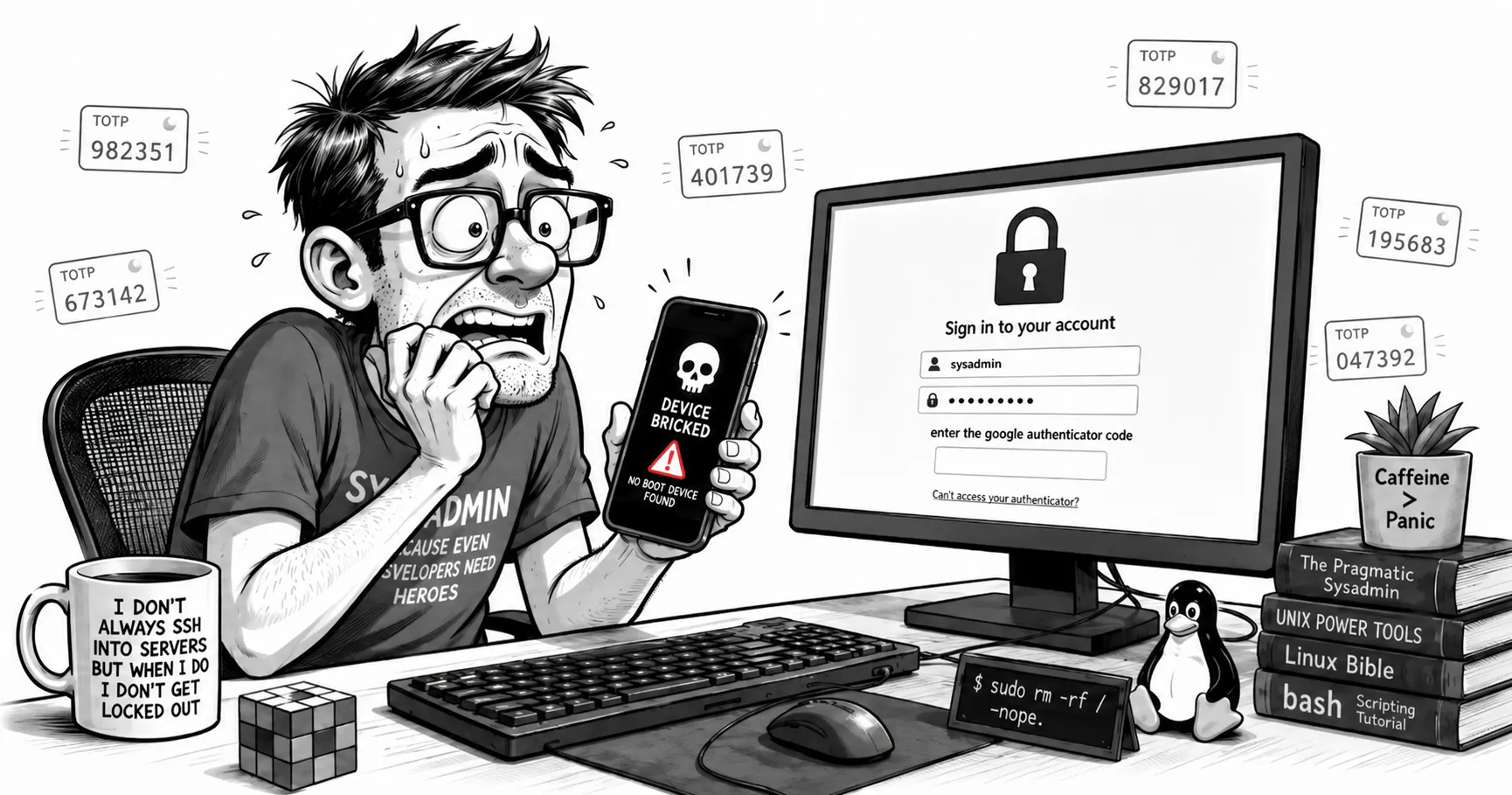 Google Authenticator on two or more devices: a technical guide to avoid losing access.