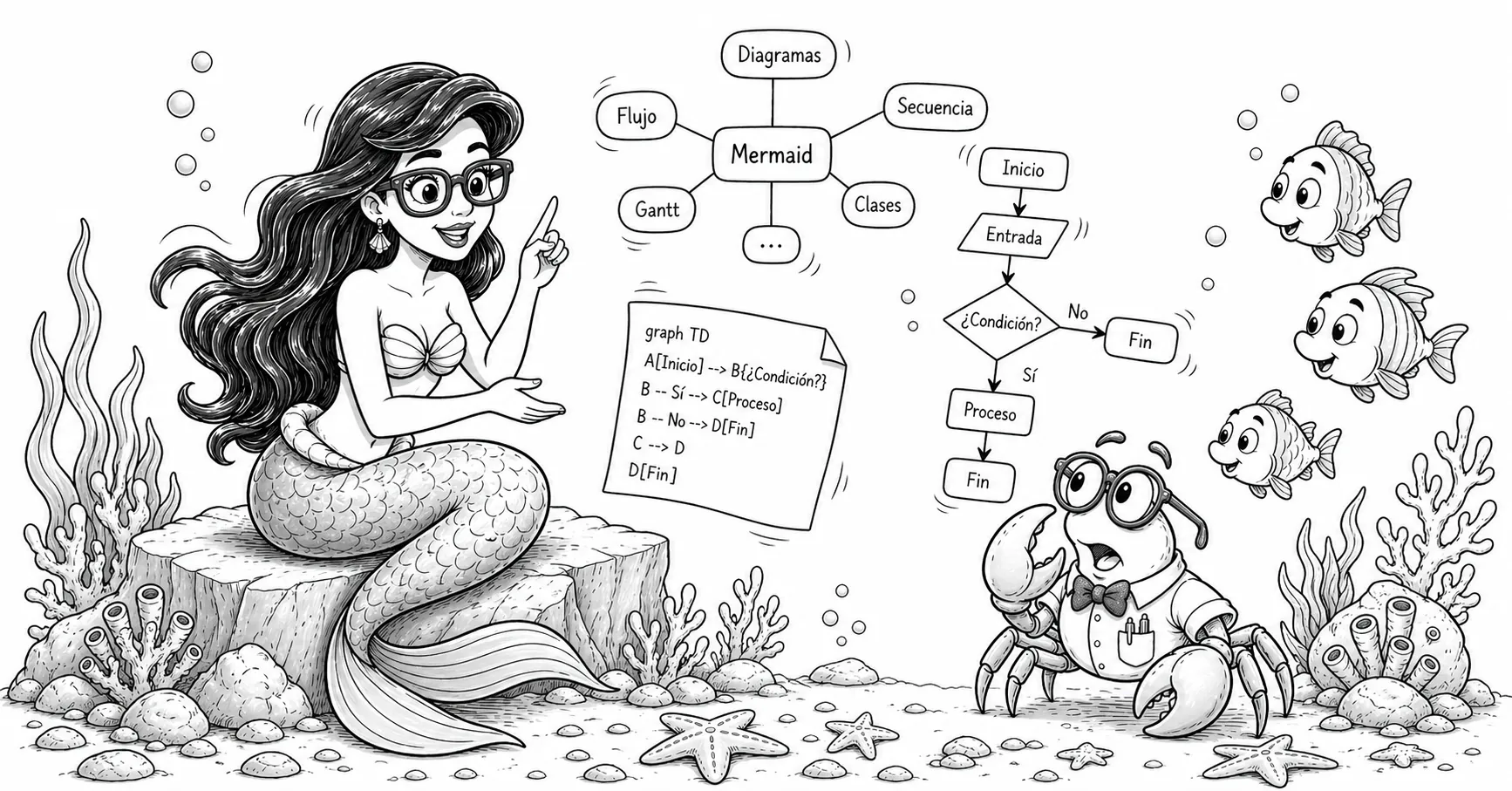 Easy graphics inclusion: Mermaid.