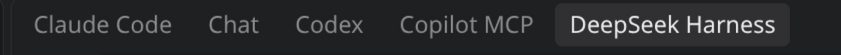 DeepSeek Harness in the VS Code model selector